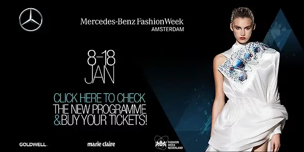 Modellen op de catwalk tijdens de Fashionweek